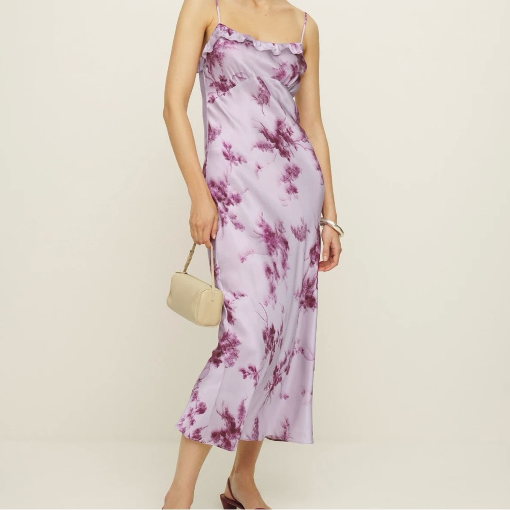 Reformation Aribella Silk Dress. NWT
